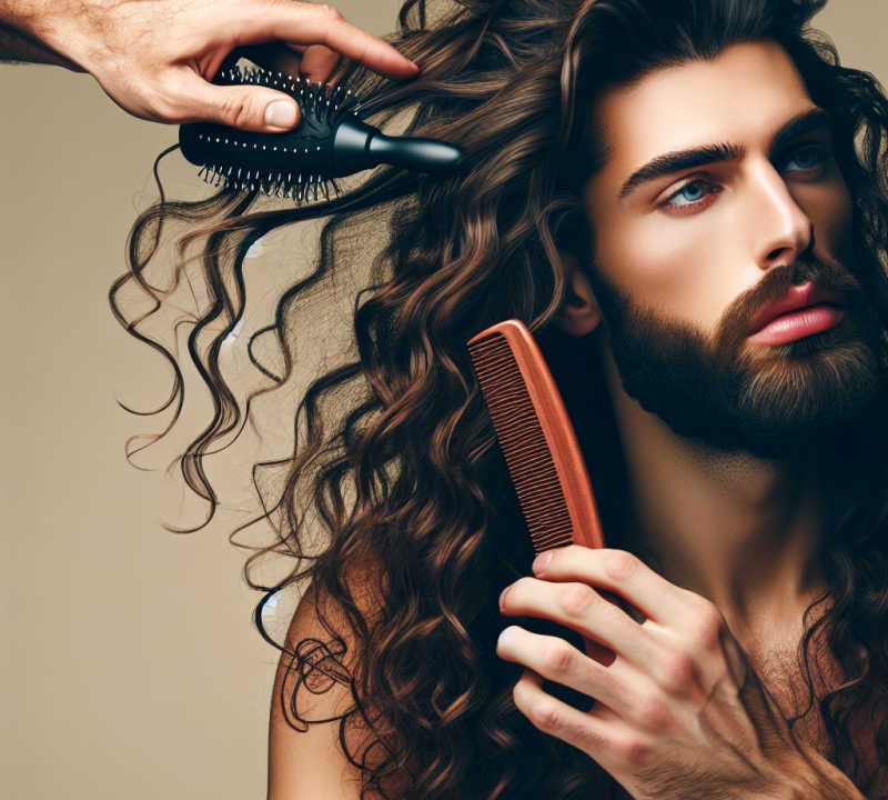 Capelli ricci lunghi uomo: come gestirli e acconciarli